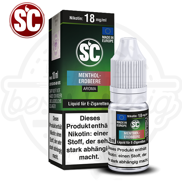 SC E-Liquid Menthol-Erdbeere 10ml