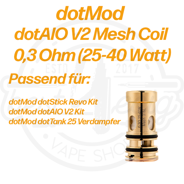 dotMod dotAIO V2 Mesh Coil