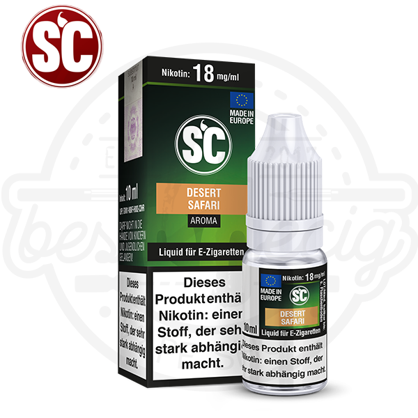 SC E-Liquid Desert Safari Tabak 10ml