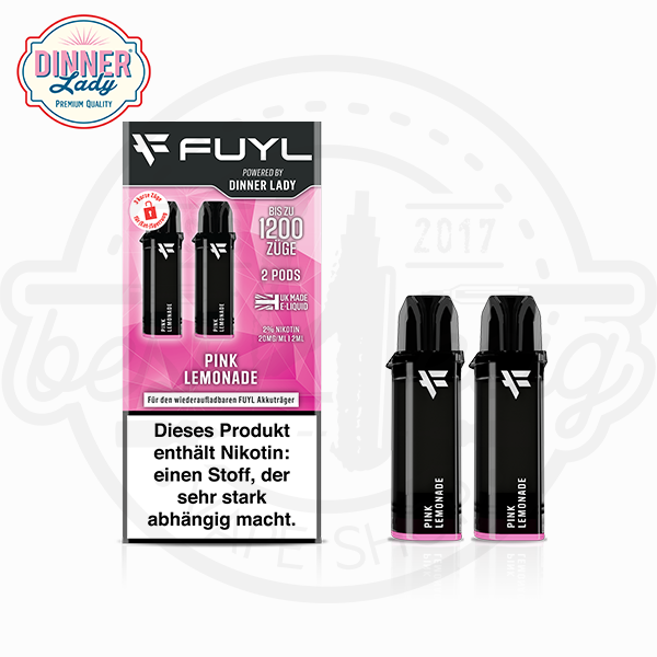 Fuyl by Dinner Lady Pod Pink Lemonade NicSalt 2x 2ml