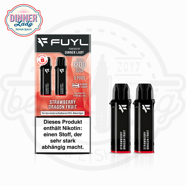 Fuyl by Dinner Lady Pod Strawberry Dragonfruit NicSalt 2x 2ml