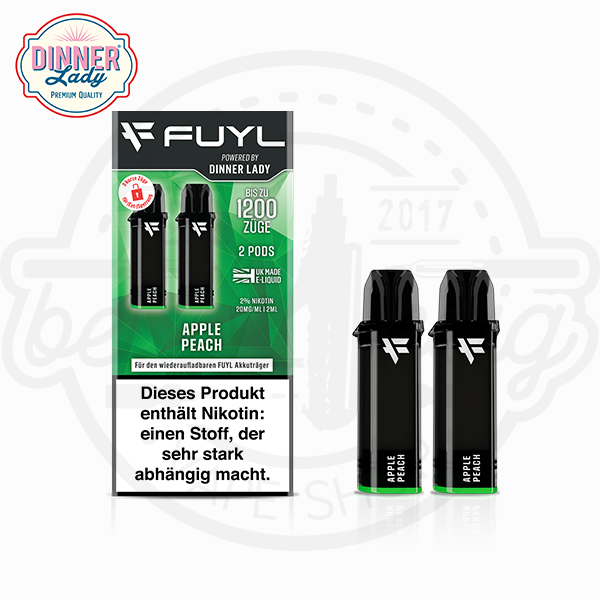 Fuyl by Dinner Lady Pod Apple Peach NicSalt 2x 2ml