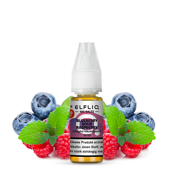 Elfbar Elfliq NicSalt Blueberry Sour Raspberry 10ml