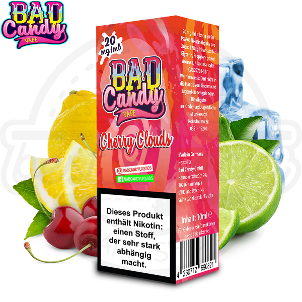 Bad Candy NicSalt Cherry Clouds 10ml