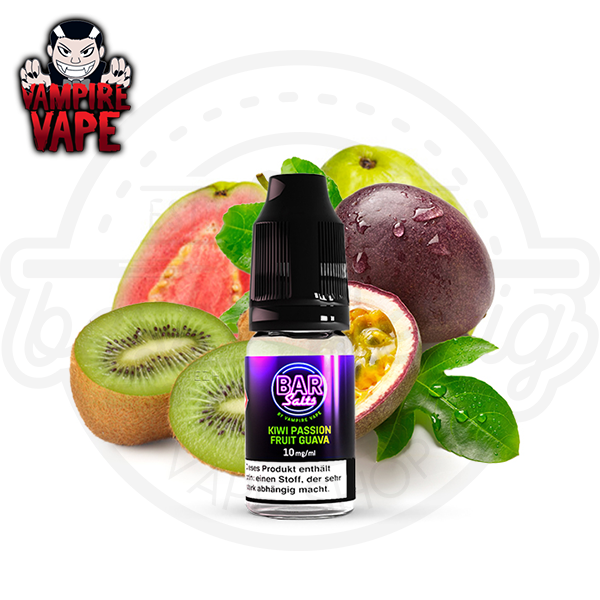 Bar Salt By Vampire Vape NicSalt Kiwi Passionfruit Guava 10ml