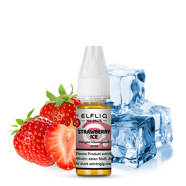 Elfbar Elfliq NicSalt Strawberry Ice 10ml