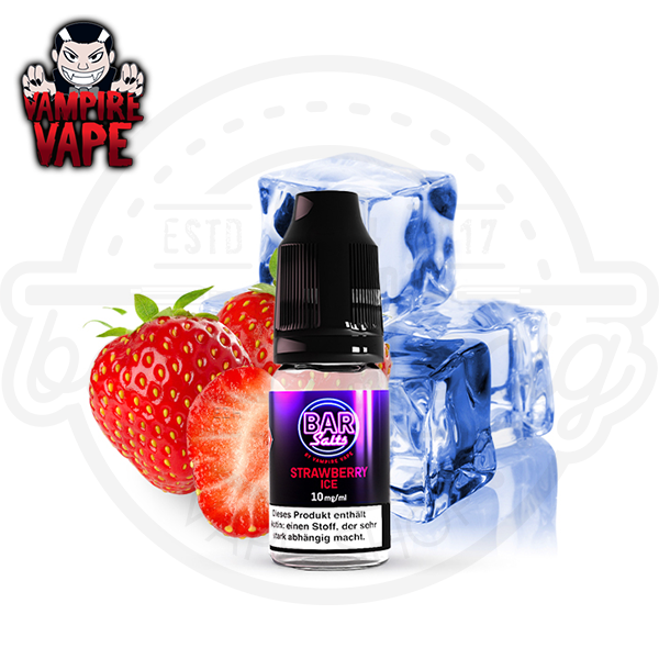 Bar Salt By Vampire Vape NicSalt Strawberry Ice 10ml