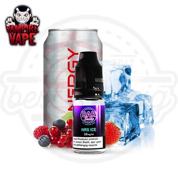 Bar Salt By Vampire Vape NicSalt NRG Ice 10ml