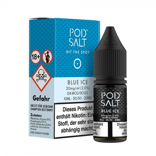 Pod Salt NicSalt Blue Ice 10ml