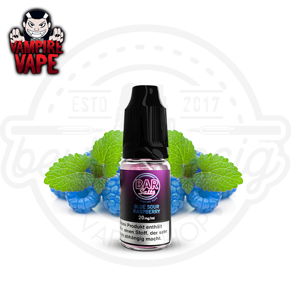 Bar Salt By Vampire Vape NicSalt Blue Sour Raspberry 10ml