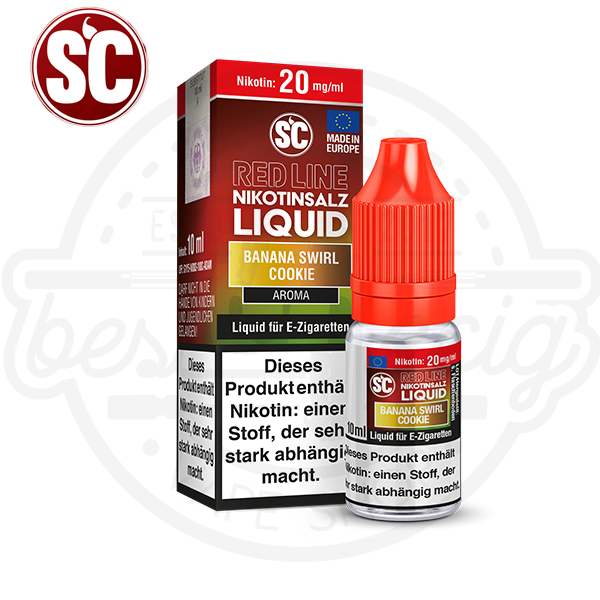 SC Red Line NicSalt Banana Swirl Cookie 10ml