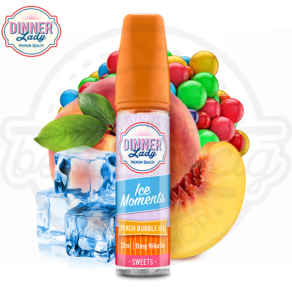 Dinner Lady Moments Aroma Peach Bubble Ice 20ml