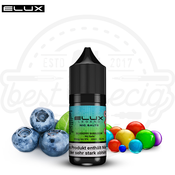 Elux Legend NicSalt Blueberry Bubblegum 10ml