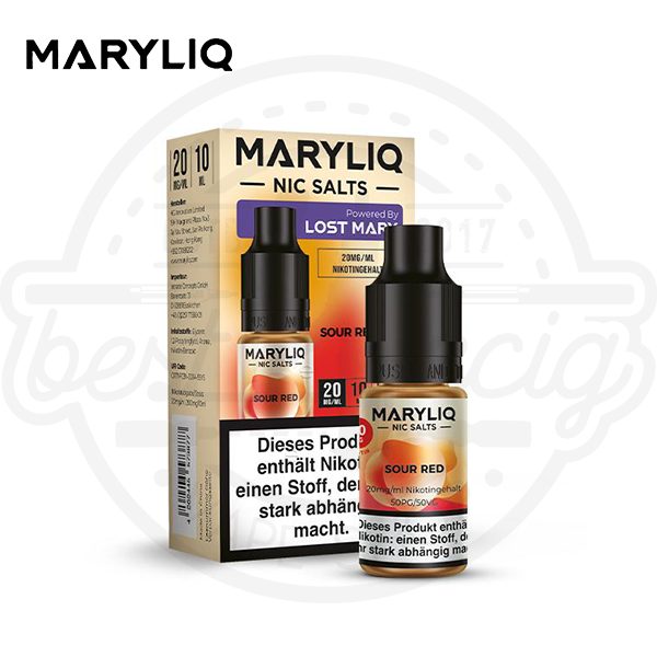 Maryliq NicSalt Sour Red 10ml