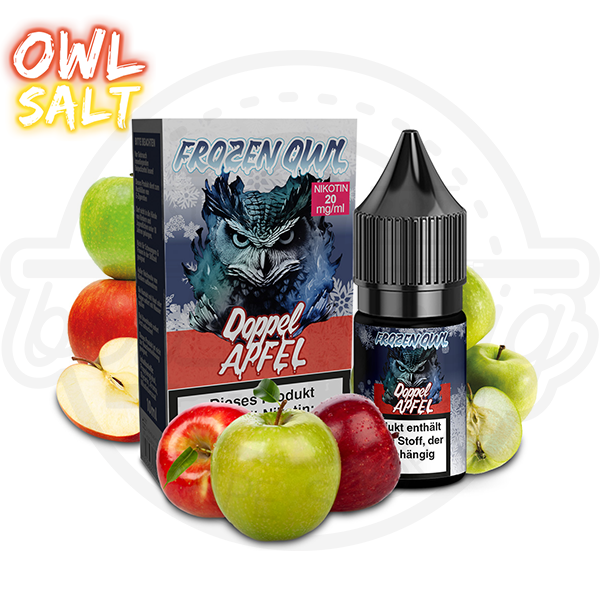 Frozen OWL NicSalt Doppelapfel 10ml