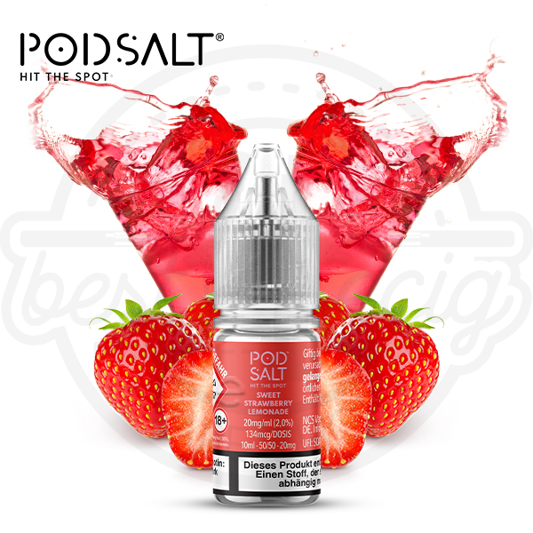 Pod Salt XTRA NicSalt Sweet Strawberry Lemonade 10ml