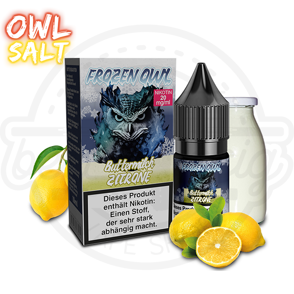 Frozen OWL NicSalt Buttermilch Zitrone 10ml