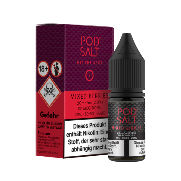 Pod Salt NicSalt Mixed Berries 10ml