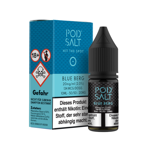 Pod Salt NicSalt Blue Berg 10ml