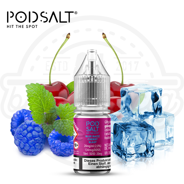 Pod Salt XTRA NicSalt Blue Razz Cherry Blast 10ml