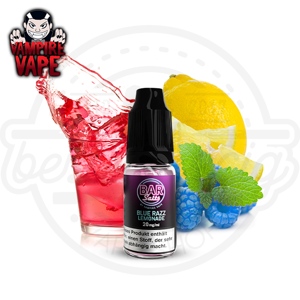 Bar Salt By Vampire Vape NicSalt Blue Razz Lemonade 10ml