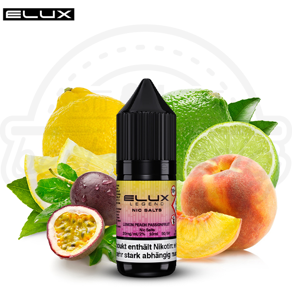 Elux Legend NicSalt Lemon Peach Passionfruit 10ml