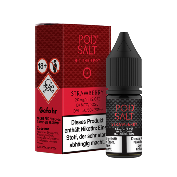 Pod Salt NicSalt Strawberry 10ml