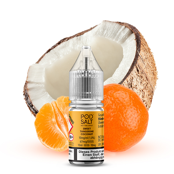 Pod Salt XTRA NicSalt Sweet Tangerine Coconut 10ml