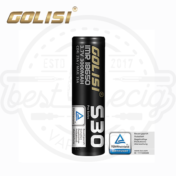 Golisi S30 IMR18650 35A 3000mAh