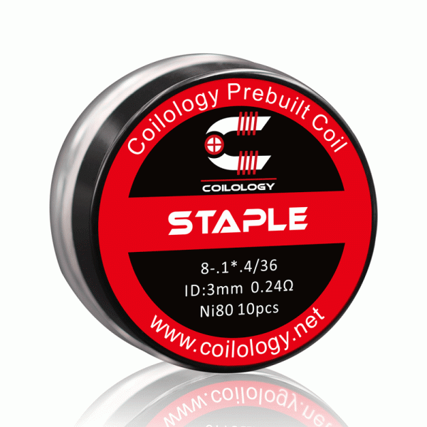 Coilology Staple 0,24 Ohm Ni80 (0,12 Ohm Dual)