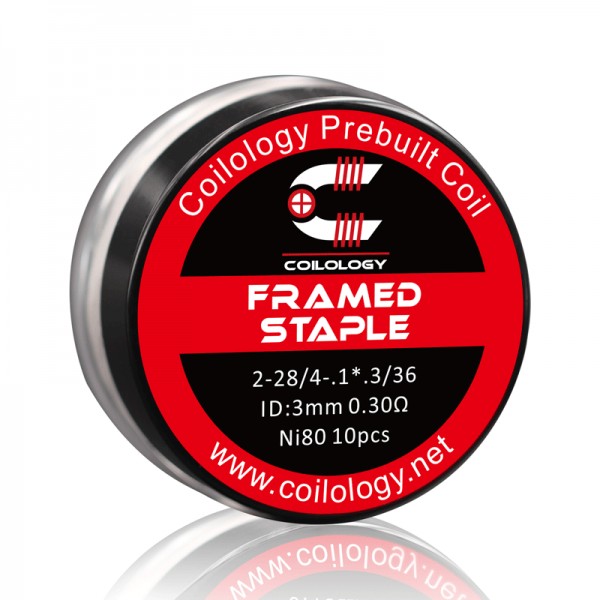 Coilology Framed Staple 0,3 Ohm Ni80 (0,15 Ohm Dual)