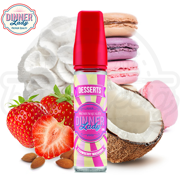 Dinner Lady Dessert Aroma Strawberry Macarons 20ml