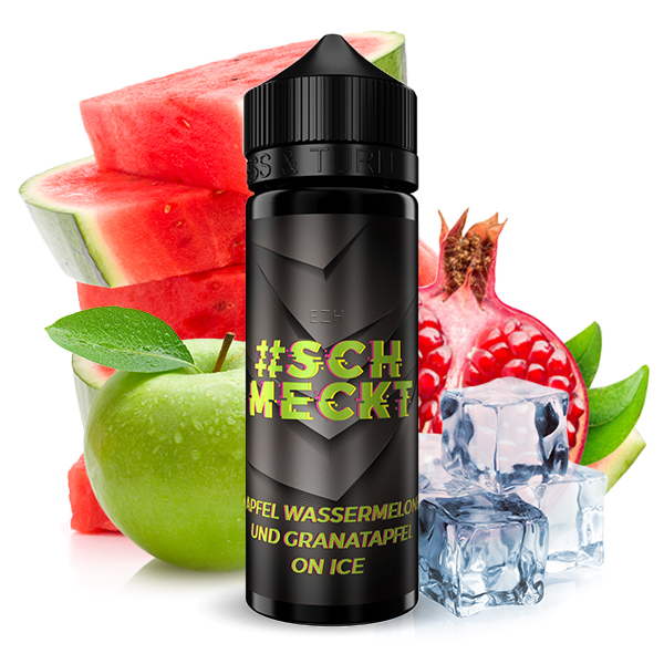 #schmeckt Aroma Apfel, Wassermelone& Granatapfel on Ice 10ml