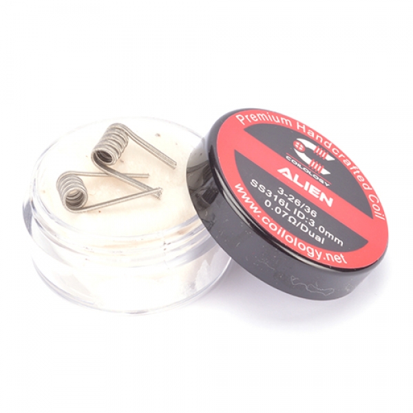 Coilology Alien 0,15 Ohm Handmade Coil SS316L (0,07 Ohm Dual)